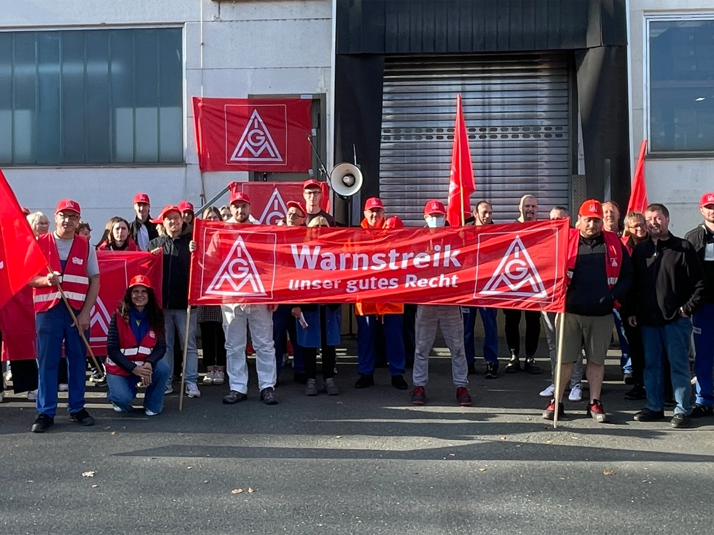 Warnstreik bei Lyra in Nürnberg