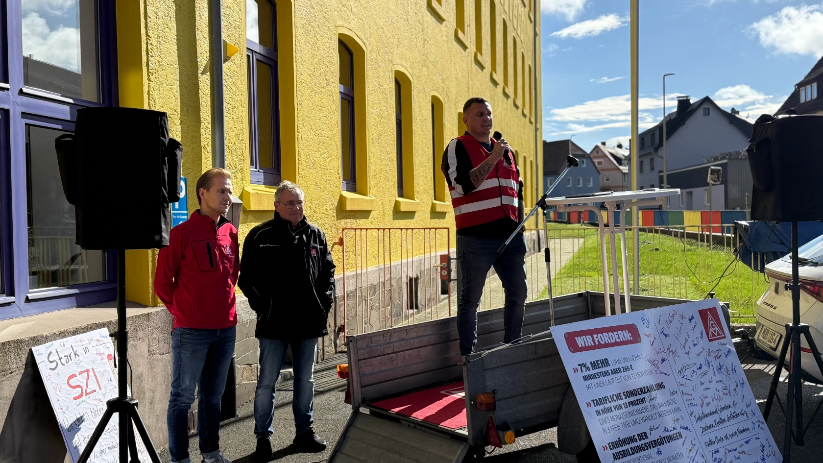 Warnstreik bei Faber-Castell Geroldsgrün 