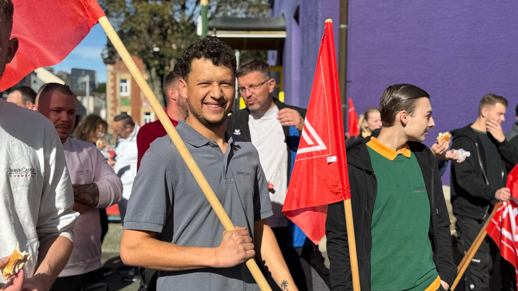Warnstreik bei Faber-Castell Geroldsgrün 