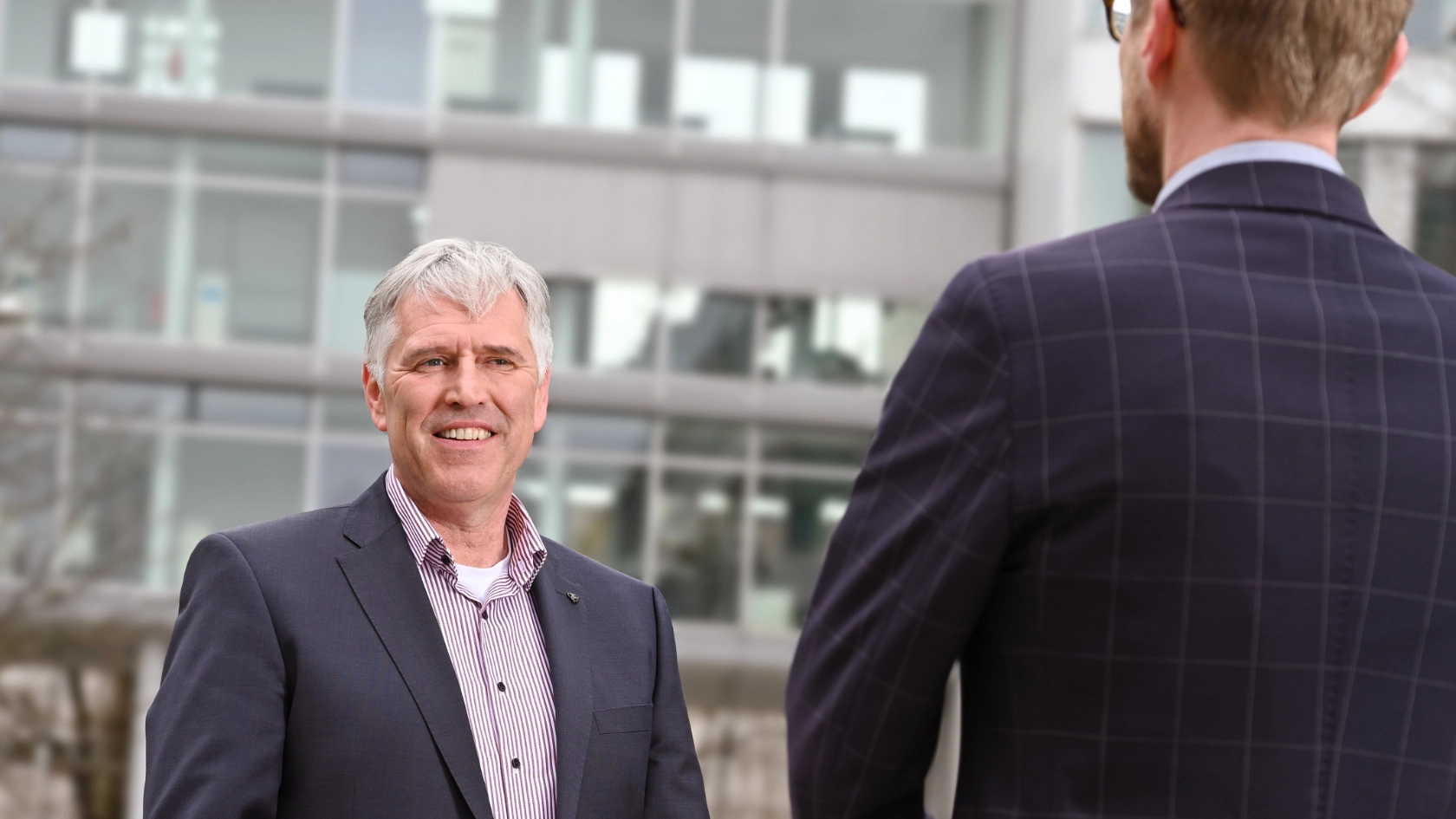 Horst Ott im Pressegespräch