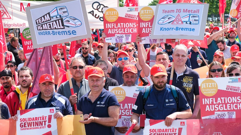 Aktionstag Leiharbeit: Demozug und Kundgebung in München